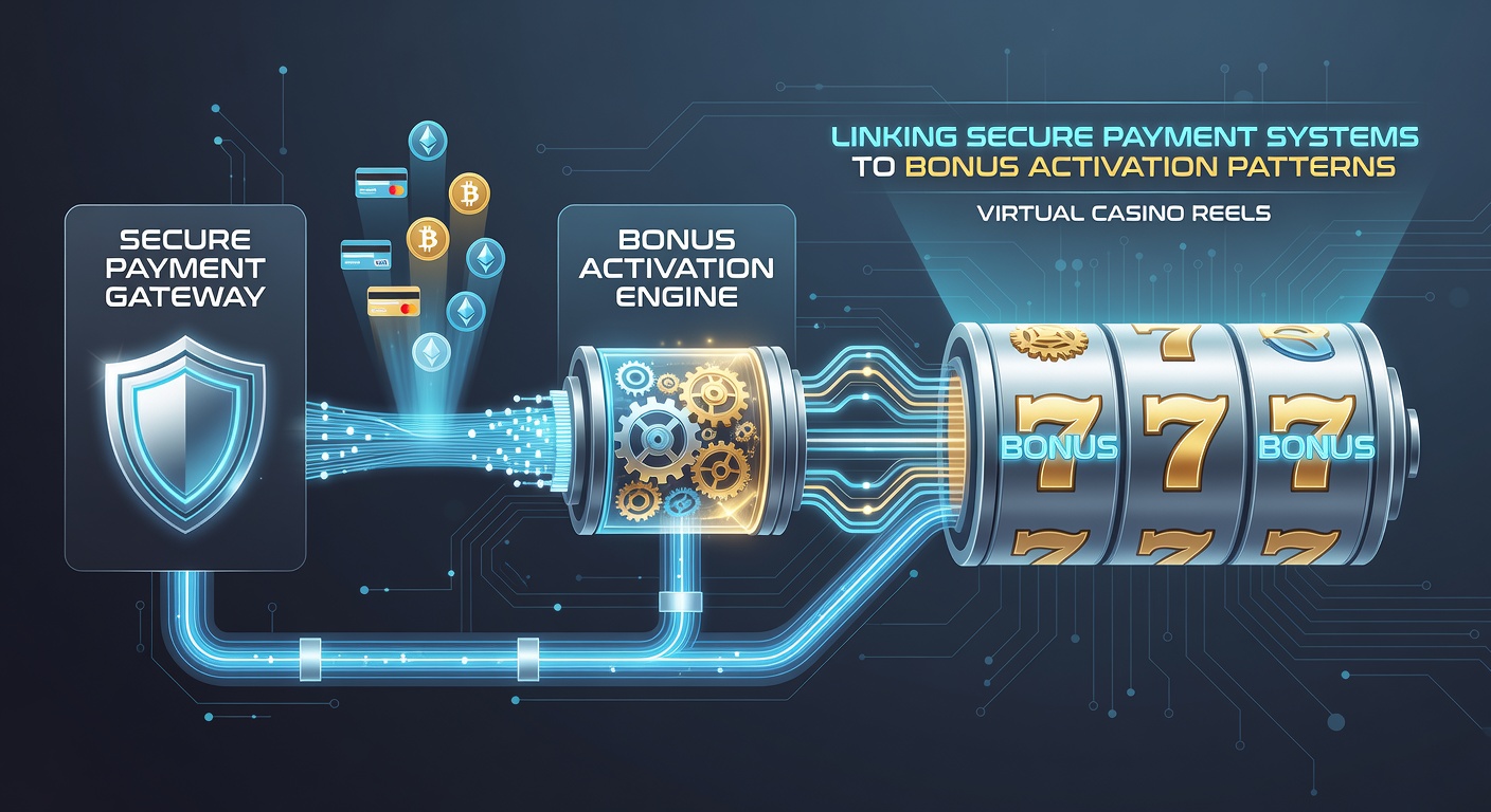 Close-up of virtual casino reel interface highlighting bonus activation icons tied to secure payment verification status indicators