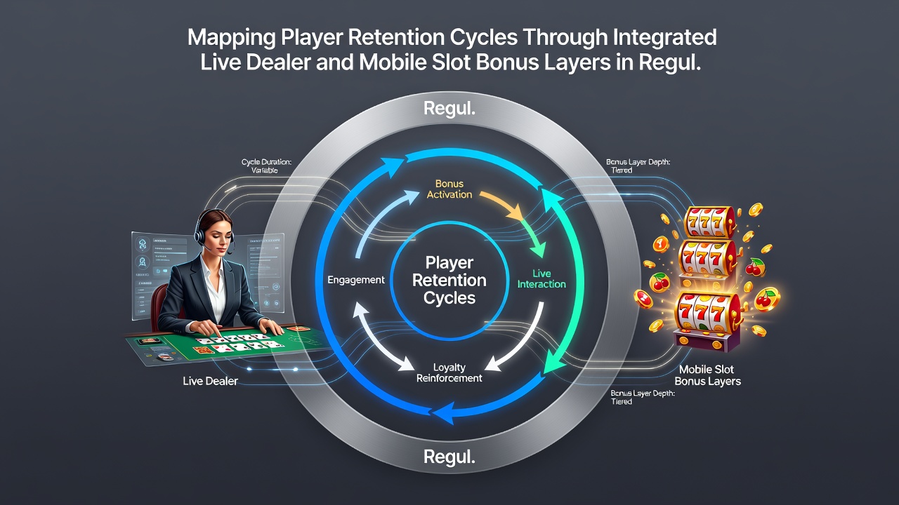 Chart displaying retention cycle data points from live dealer and mobile slot integrations across multiple regulated markets