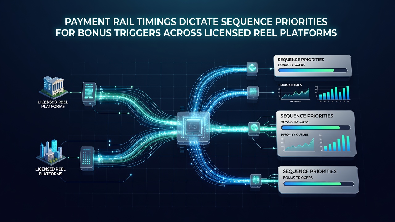 Sequence priority adjustments based on payment rail settlement speeds in licensed gaming environments
