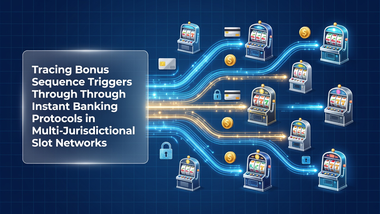 Diagram showing bonus sequence triggers linked to instant banking protocols in slot networks across multiple jurisdictions